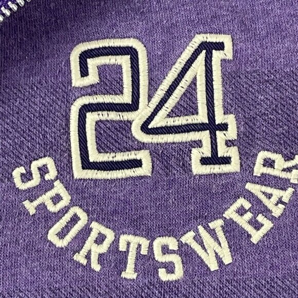 Nike Sportswear Full Zip Hoodie Sweatshirt Jacket Women’s LG Striped Purple - Picture 7 of 10